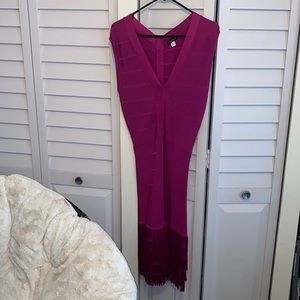 Purple Venus cocktail dress